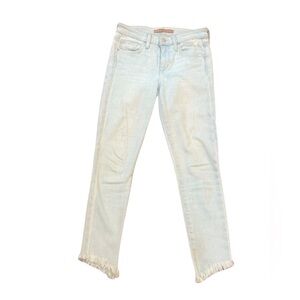 Joe’s Jeans The Icon Mid Rise Skinny Crop Jeans | Size 25 | Haydin Fray | NWOT